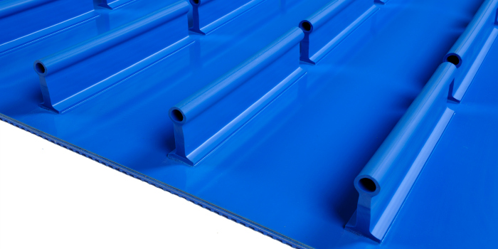 Meenemer vol-kunststof, recht met oog.