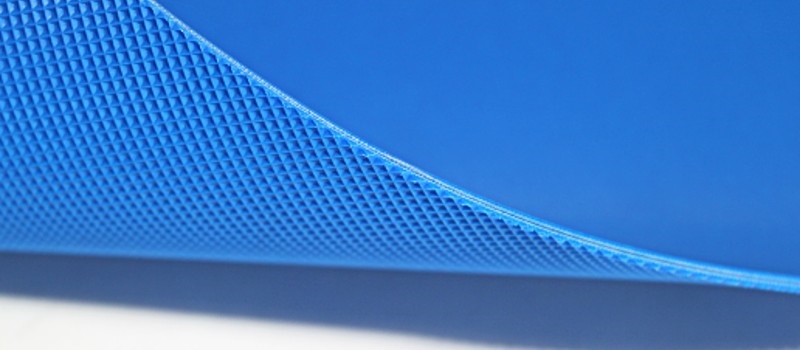 PE transportband blauw